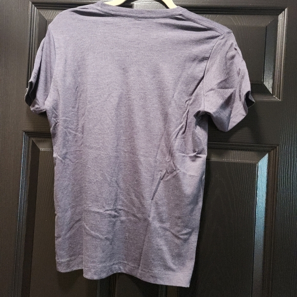 Barbie Heather Blue Logo Girls Pink Glitter Short Sleeve Graphic Tee - Picture 3 of 9